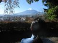 Clement Admiring Mount Fuji