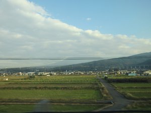 Mount Fuji from the Shinkansen Train to Kyoto