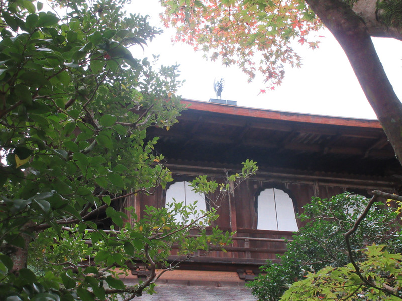Detail of Silver Roof Rooster at Ginkaku-ji