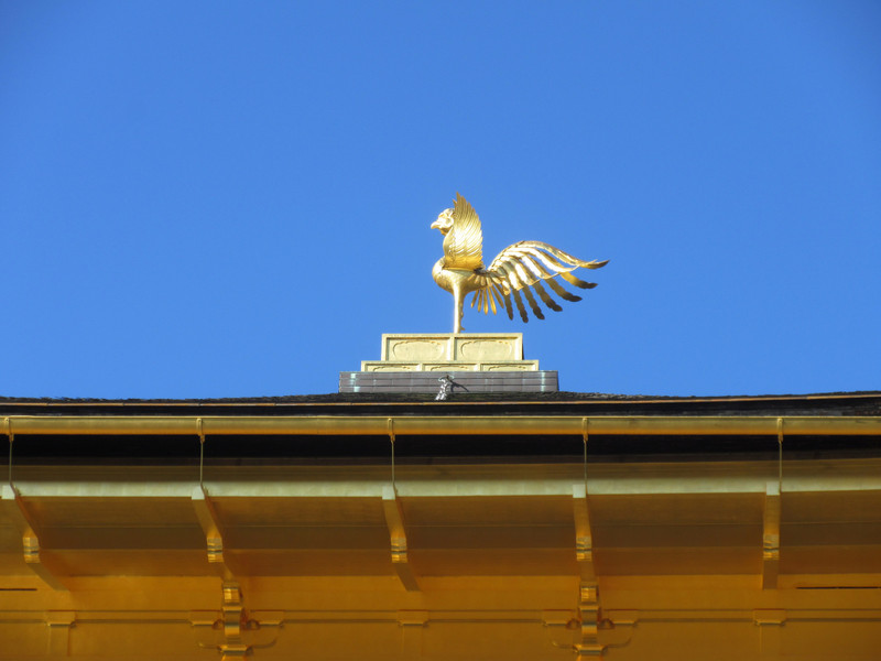 Bronza Phoenix on Roof of Kinkaku-ji