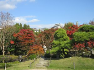 Himeji Castle from Kōkō-en Garden