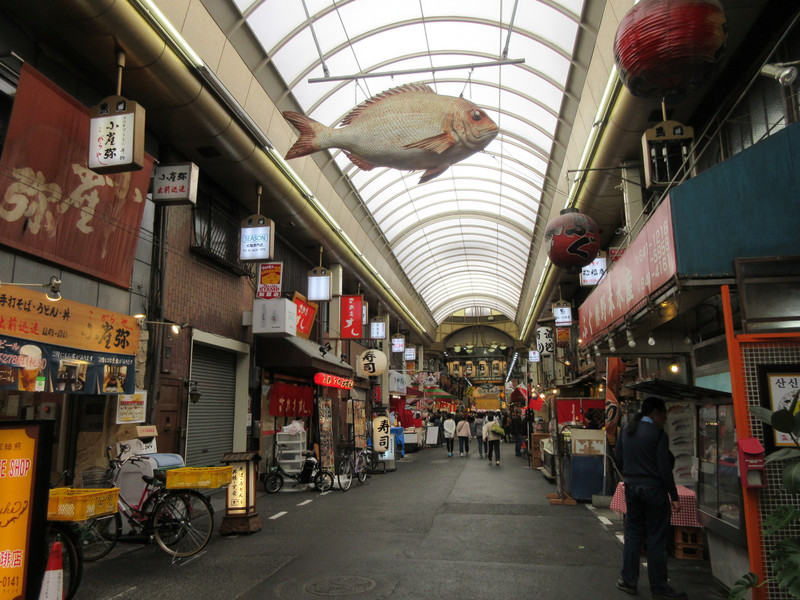 Kuromon Market in Osaka
