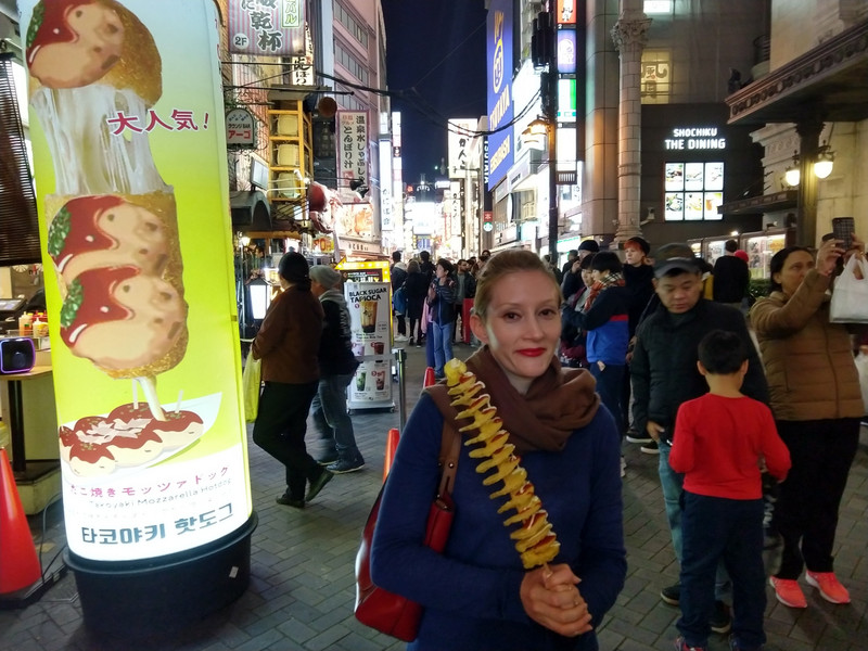 Fried Potato Spiral in Osaka