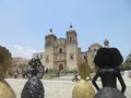 Sculptures in front of Templo de Santo Domingo
