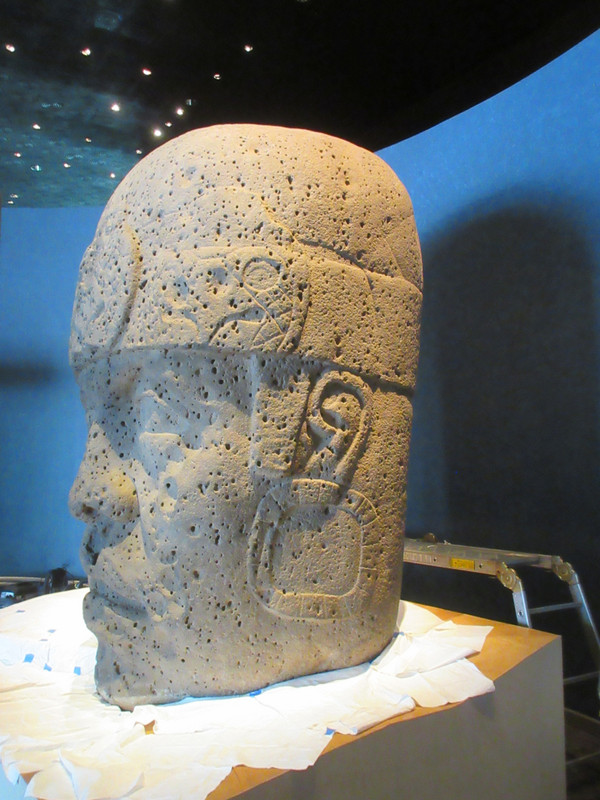 Giant Olmec Stone Head