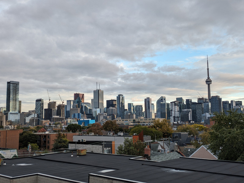 Toronto Skyline from Planet Traveler Hostel