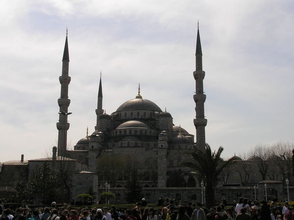 First Glimpse of the Blue Mosque