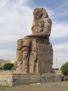 One of the Colossi of Memnon