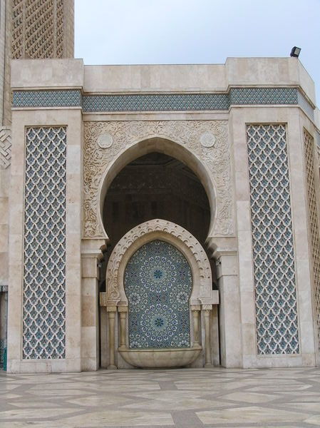 Detail of Hassan II Mosque