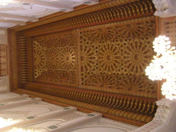 Ceiling of Hassan II Mosque