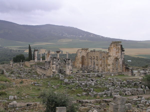 Roman ruins at Volubilis
