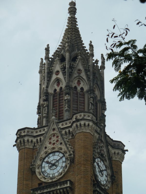 Detail of Rajabai Clock Tower at University of Mumbai
