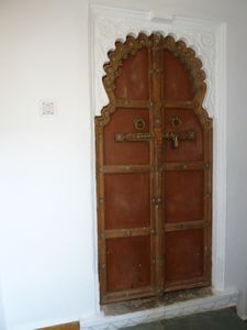 Detail of our door at Kankarwa Haveli