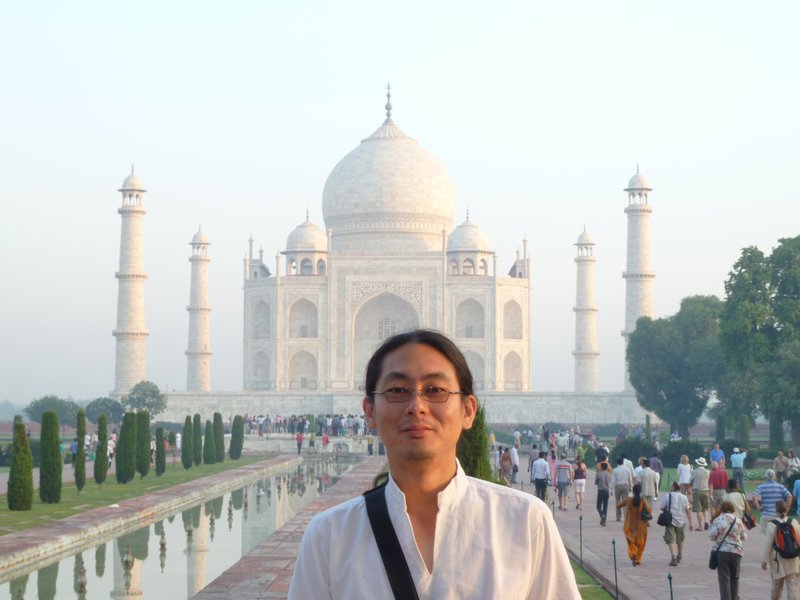 Clement at the Taj Mahal
