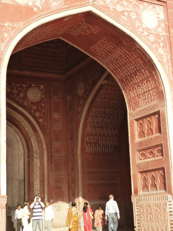 Detail of Mosque at Taj Mahal