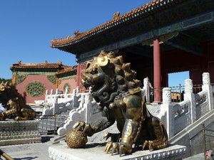 Statue within the Forbidden City