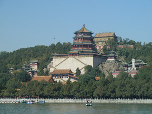View of temple from Kunming Lake