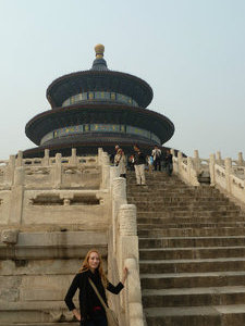 Jennifer at Hall of Prayers for Good Harvests at Temple of Heaven Park