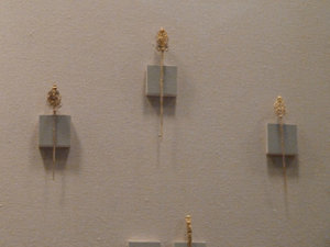 Gold hairpins at Capital Museum