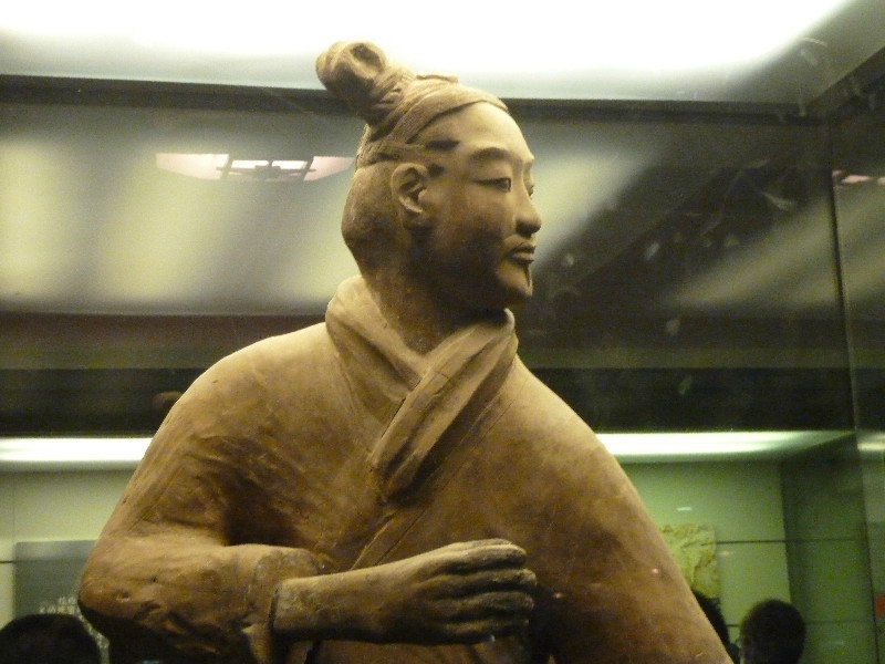 Detail of terracotta warrior