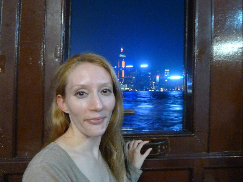 Jennifer on the Star Ferry