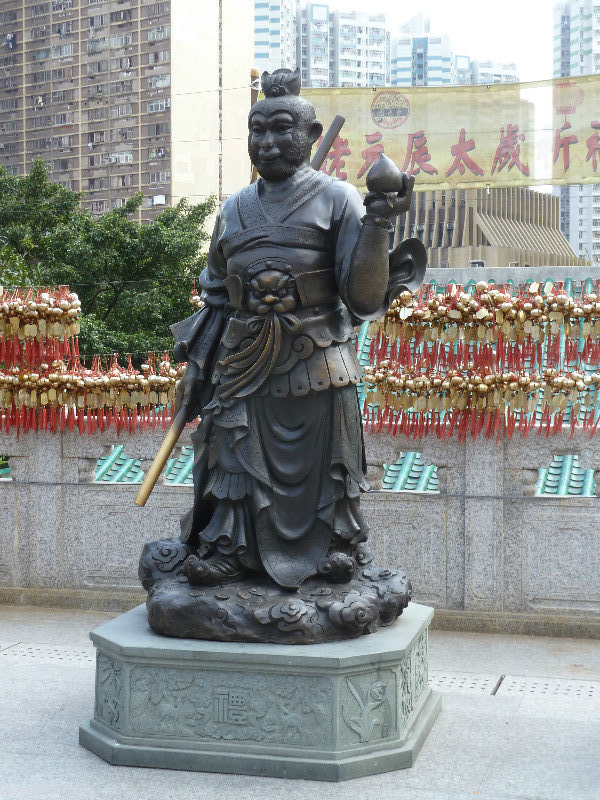 Monkey God Statue at Wong Tai Sin Temple 
