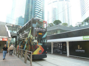 Double-decker trams