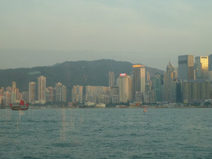 View of Hong Kong Island from Victoria Harbour