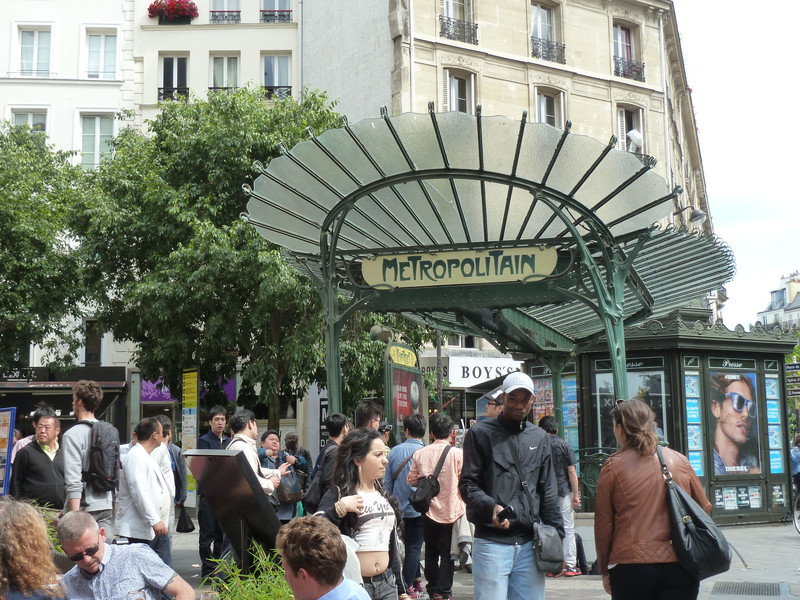 Paris Metro Entrance