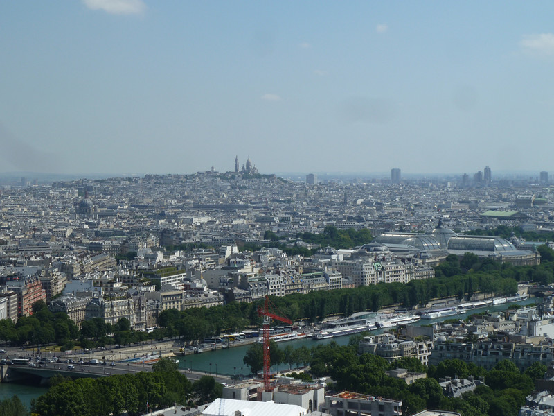 Sacré-Cœur from the Eiffel Tower