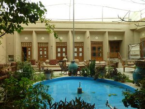 Courtyard of Silk Road Hotel