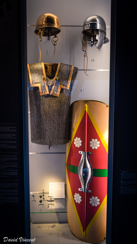 Roman armour and shield