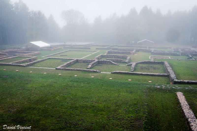 The remains of a Gallo-Roman villa