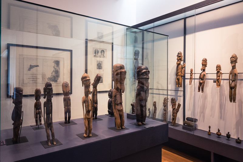 Rapanui Statues in the Andean Museum