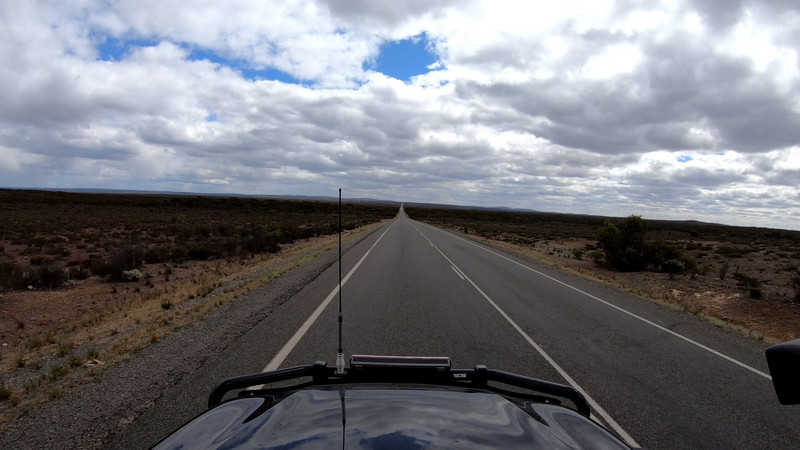 Driving on the Nullarbor Plain