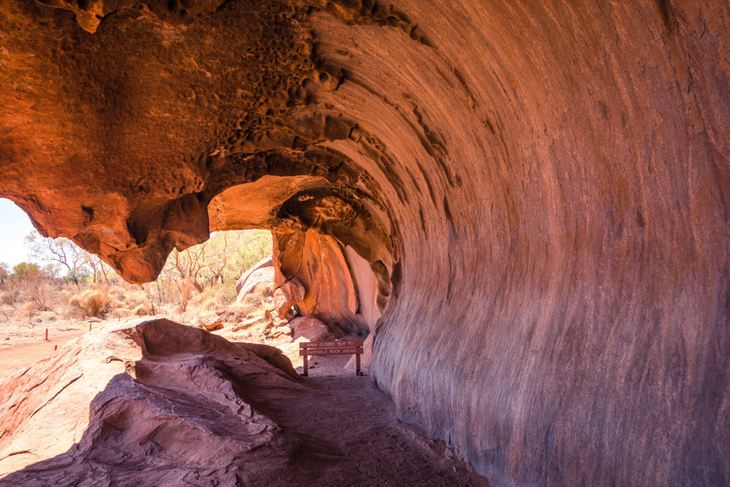 Cooking cave on the northern side of Uluru