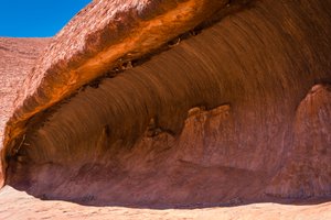 Cave in the northern side of Uluru