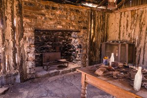 Inside Old Moxan's Hut