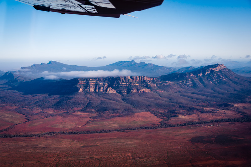 Wilpena Pound from the air