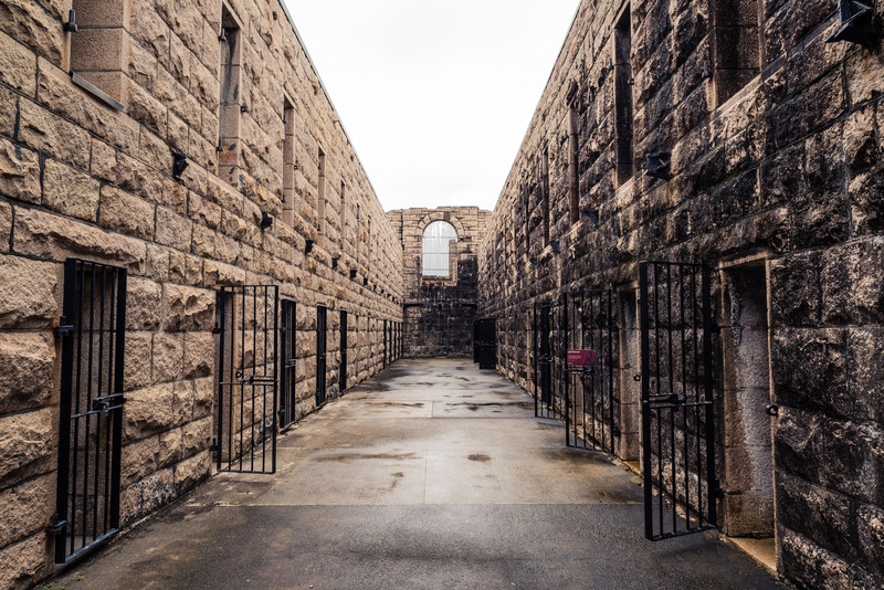 Cells at Trial Bay Gaol