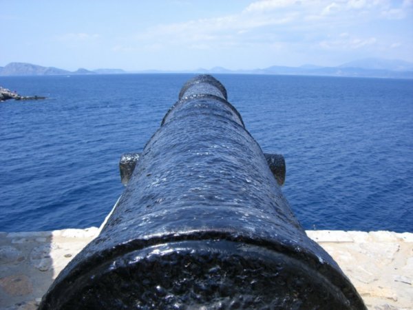 A cannon's view from the fortifications