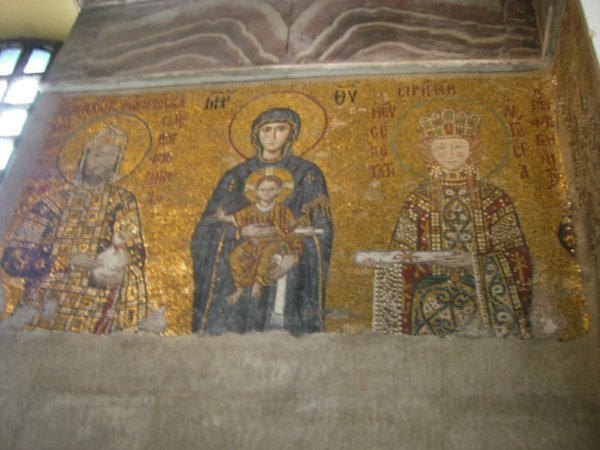 An Icon inside the Hagia Sofia