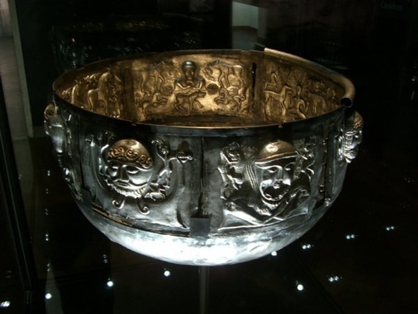 Silver cauldron in the National Museum