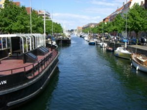 A canal in Copenhagen