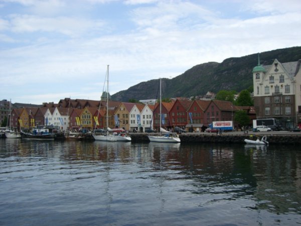 Leaving Bergen on Fjord Tour