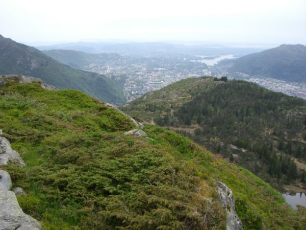 View of Bergen from Vidden