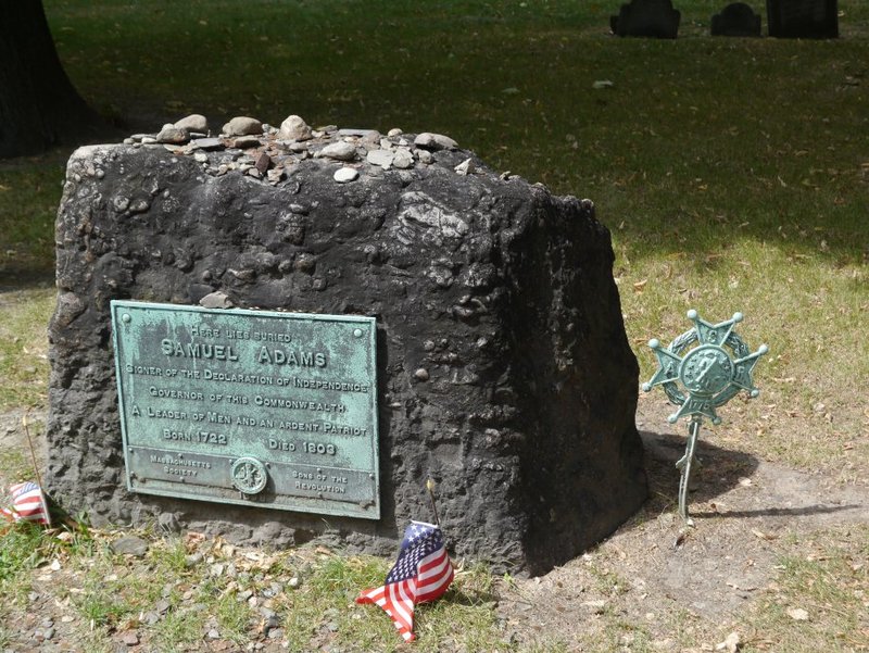Samuel Adams' grave