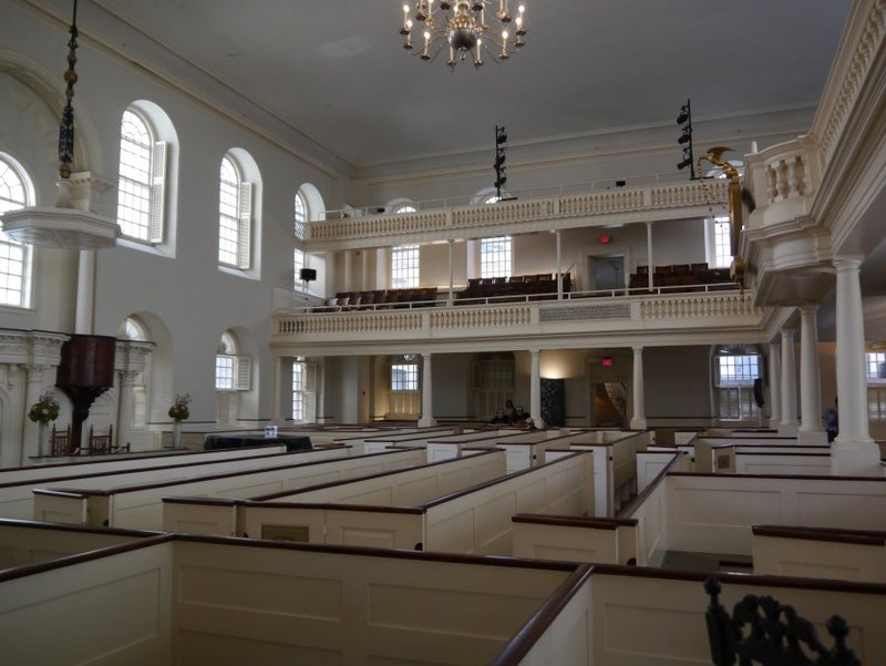 Inside the Old South Meeting House