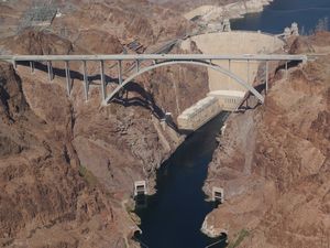 Hoover Dam from the chopper
