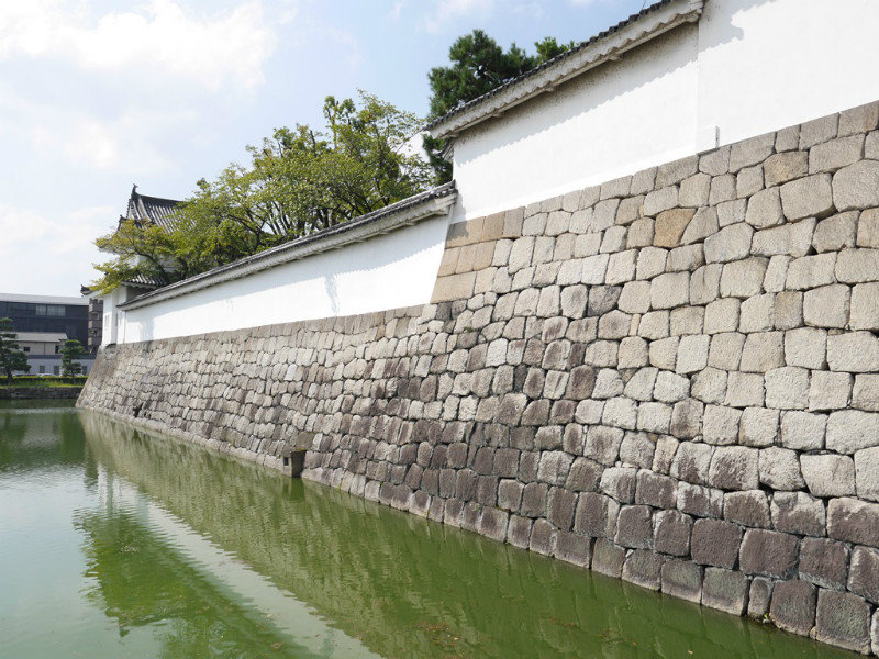 The outer walls of Nijo Castle